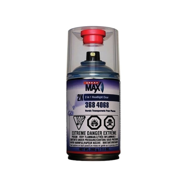 Spraymax, Peter Kwasny 250ML 2 IN 1 HEADLIGHT CLEAR, Can 3684068 - main